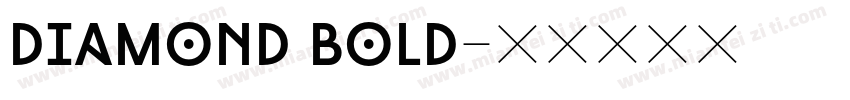 diamond bold字体转换